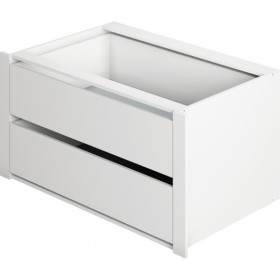 Модуль с ящиками для шкафа 600 Белый снег в Бердске - berdsk.katalogmebeli.com | фото