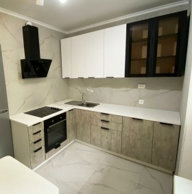 Модульная кухня Норд 1,6 м (Софт даймонд/Камень беж/Белый) в Бердске - berdsk.katalogmebeli.com | фото 25
