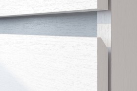 Модульная система "Токио" Тумба прикроватная Белый текстурный / Белый текстурный в Бердске - berdsk.katalogmebeli.com | фото 4