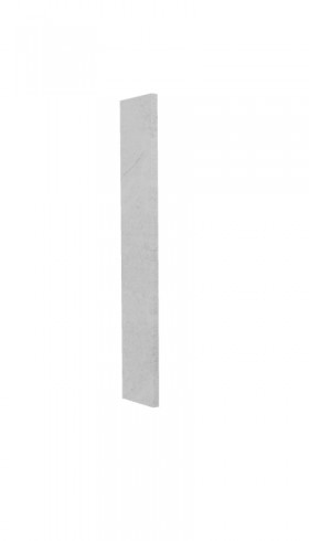 Панель торцевая (для шкафа верхнего торцевого) ПТ 400 Лофт (Штукатурка белая) в Бердске - berdsk.katalogmebeli.com | фото