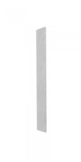 Панель торцевая (для шкафа верхнего торцевого высокого) ВПТ 400 Лофт (Штукатурка белая) в Бердске - berdsk.katalogmebeli.com | фото