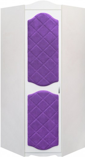 Шкаф угловой Иллюзия 32 Фиолетовый в Бердске - berdsk.katalogmebeli.com | фото