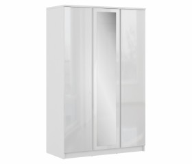 Шкаф 3-х дверный СБ-2493 Медея (Белый/Белый глянец) в Бердске - berdsk.katalogmebeli.com | фото 1