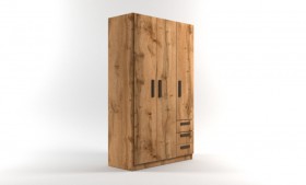 Шкаф 3-х створчатый с ящиками Шервуд (Дуб Вотан) в Бердске - berdsk.katalogmebeli.com | фото 1