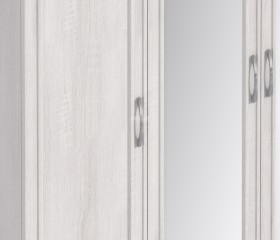Шкаф 4-х дверный СБ-2389 Флоренция (Дуб Сонома Белый) в Бердске - berdsk.katalogmebeli.com | фото 2