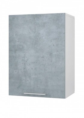 Шкаф 45 с фасадом Лофт (Камень Оленна/Белый) в Бердске - berdsk.katalogmebeli.com | фото