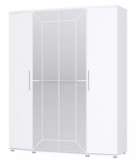 Шкаф 4х дверный Амели 1805 Белый в Бердске - berdsk.katalogmebeli.com | фото