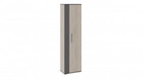 Шкаф для одежды «Нуар» тип 1 Фон серый/Дуб сонома в Бердске - berdsk.katalogmebeli.com | фото 1