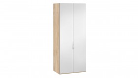 Шкаф для одежды с 2 зеркальными дверями «Эмбер» Яблоня Беллуно в Бердске - berdsk.katalogmebeli.com | фото 1