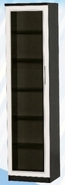 Шкаф средний со стеклодверью ДЛЯ ГОСТИНОЙ ШСС-450 Венге/Дуб выбеленный в Бердске - berdsk.katalogmebeli.com | фото 1