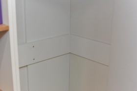 Шкаф угловой «Оксфорд» (Ривьера/Белый с рисунком) в Бердске - berdsk.katalogmebeli.com | фото 5