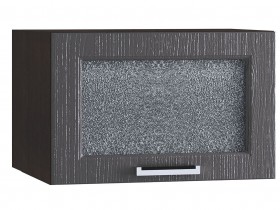 Шкаф верхний горизонтальный со стеклом 510, ШВГС 510 (Клен серый/корпус венге) в Бердске - berdsk.katalogmebeli.com | фото