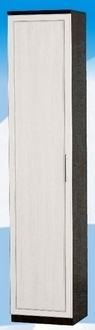 Шкаф высокий ДЛЯ ГОСТИНОЙ ШВ-450 Венге/Дуб выбеленный в Бердске - berdsk.katalogmebeli.com | фото 1