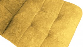 Стул «Аспен» К3 Черный муар/Микровелюр Wellmart Yellow в Бердске - berdsk.katalogmebeli.com | фото 3