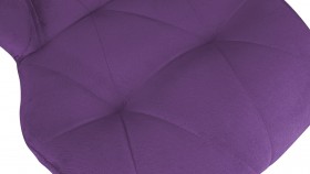 Стул «Elvis» Т7 (Черный муар/Велюр S002 фиолетовый) в Бердске - berdsk.katalogmebeli.com | фото 3