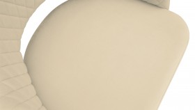 Стул «Калипсо» К1К Белый/Велюр Confetti Cream в Бердске - berdsk.katalogmebeli.com | фото 3