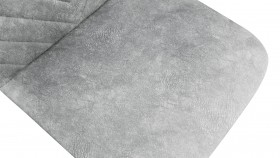 Стул «Шерри» К1С Белый/Микровелюр Wellmart silver в Бердске - berdsk.katalogmebeli.com | фото 3