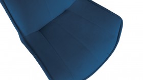 Стул «Тейлор» К1С Исп. 2 Белый/Велюр Confetti Blue в Бердске - berdsk.katalogmebeli.com | фото 3