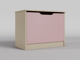Ящик для игрушек Грэйси (Розовый/корпус Клен) в Бердске - berdsk.katalogmebeli.com | фото