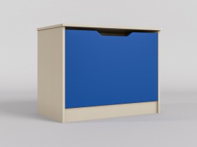 Ящик для игрушек Скай (Синий/корпус Клен) в Бердске - berdsk.katalogmebeli.com | фото
